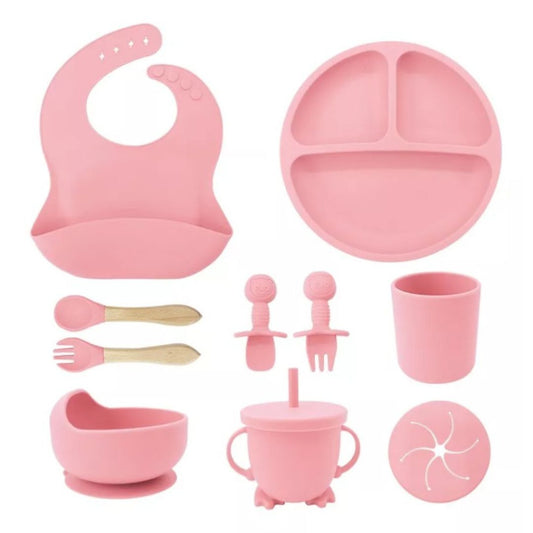 Set de Alimentación 10 Piezas de Silicona